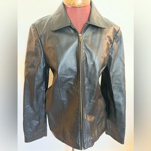 AMERICAN LEATHER 90s Jacket Sz LARGE